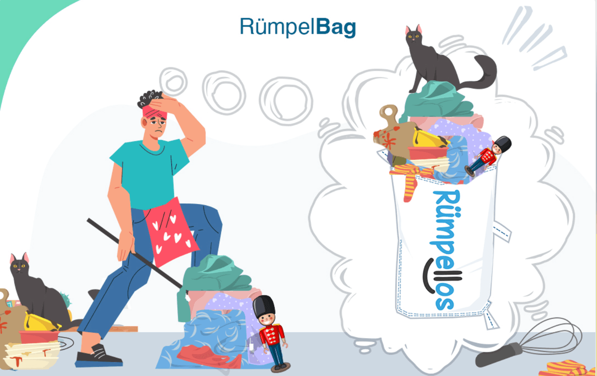 RümpelBag füllen wie eine therapie